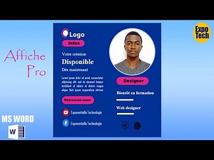 Créer et imprimer une Affiche Pro avec Word
