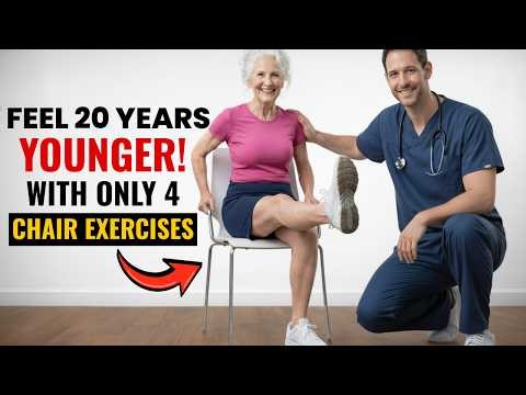 Doctor Reveals: 4 Chair Moves That Reverse Aging After 60.