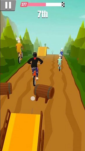 Bike Rush Game Level-377 | First Position #bike #rush #gaming #viral