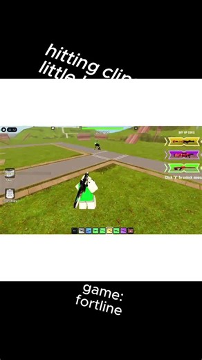 game: fortline hitting clips #roblox