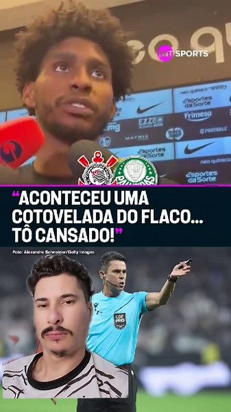 HUGO SOUZA FALOU SOBRE A COTOVELADA DO FLACO LOPES NO BRENO BIDON