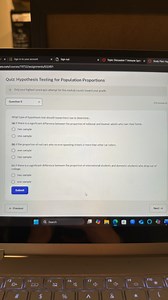 What type of hypothesis test should researchers use to determin... | Filo