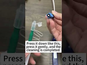How to use fiber optic cleaning pen?