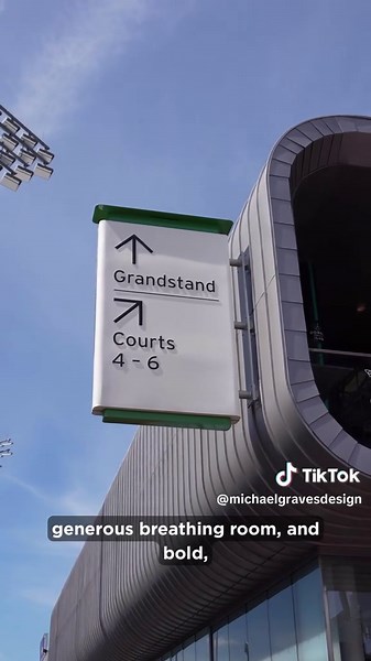 Designing for accessibility means designing for every body in the space! The new US Open directional signs are built with a quiet, clear aesthetic. That includes a clean white field, generous breathing room, and bold legible type! If you attended the US Open let us know what you thought of the new signs below! 👇 #MichaelGravesDesign #USOpen2025 #DesigningforAccessibility #DesignforEveryBody #Wayfinding