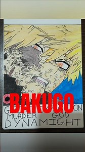 Drawing Bakugo Kanchan | #anime #mha #drawing #popular #shorts #trending #bakugo