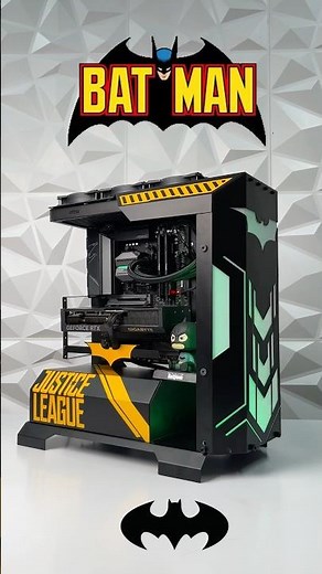 Batman Themed Custom Mod PC Case in India | DawnKnight #shorts #pcbuild