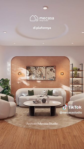 Desain Ruang Keluarga Nyaman dan Rapi