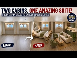 They Combined TWO Cruise Cabins Into ONE Suite! | Villa Vie Odyssey