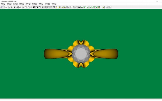 珠宝设计Jewelcad教程系列Jewel CAD画图技巧花形钻戒的画法