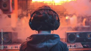 Energetic sound wave effect with vibrant motion, ideal for audio and visual projects