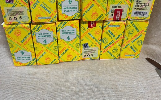 【拆盲盒】整套的labubu迷你四代，因为太便宜而忍不住收了，值爆了