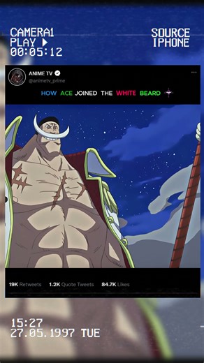White Beard Offer To Ace Join Her Crew #onepiece #luffynikanikanomi #anime