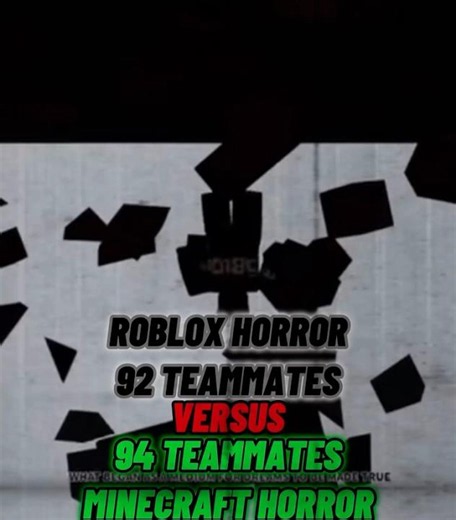 ROBLOX HORROR #VS MINECRAFT HORROR ROUND 57 | #Elimination #Edit #Roblox #Minecraft #Horror #Games