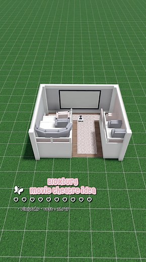 Creative Bloxburg Movie Theater Ideas for Aesthetic Spring Vibes