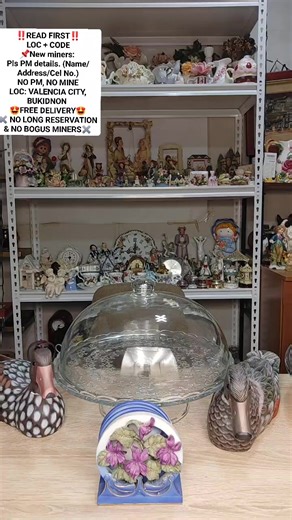 🥰😍 123RD BATCH NEW ARRIVALS 😍🥰 @top fans ‼️READ FIRST‼️ LOC CODE 📌New miners: Pls PM details. (Name/Address/Cel No.) NO PM, NO MINE LOC: VALENCIA CITY, BUKIDNON 😍FREE DELIVERY😍 ✖️ NO LONG RESERVATION & NO BOGUS MINERS✖️ Location: Poblacion, Valencia City, Bukidnon For live selling & posting only. No walk ins kay homebased lang po me. Gamay ra among area. But we deliver door to door po. With FREE delivery na po. Thank you ☺️💖🙏 Para mas updated sa atong NEW ITEMS & ANNOUNCEMENTS, 💯NEW GC