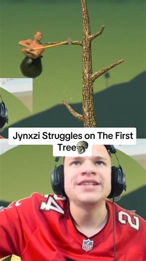 Jynxzi Starts Day 1 of Getting Over It #jynxzi #gettingoverit #rage #crashout #funny #fail