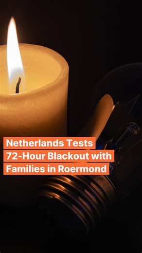 Six families in Roermond took part in a 72-hour blackout simulation to test how the Dutch public would cope with a major power outage, living without heating, lighting, communication or internet. The experiment, carried out under the national “Denk Vooruit” preparedness campaign, aims to assess how long people can manage and which needs emerge first; full results will be shared through official municipal and safety-region channels. #netherlands #holland #denkvooruit #poweroutage #electricity | D