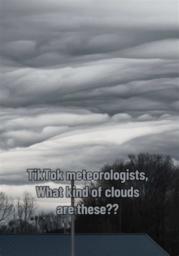 They look like ocean waves in the sky, they’re very low, and very fast moving & I thought they were very cool lol🌊 #weather #clouds #meteorologist #storm #NEPA