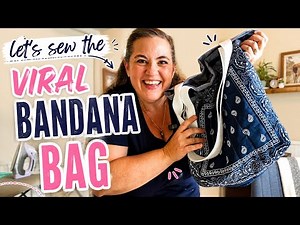 Our Take on the Viral Bandana Bag | The Perfect DIY Bag in Under an Hour!