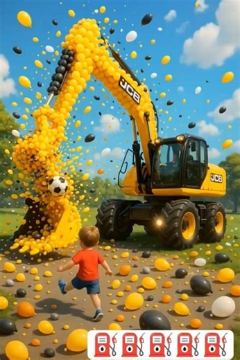 JCB REMOTE CONTROL 🛂🛂.#animation #funny #cartoon #animation #kids