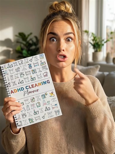 Cleaning doesn’t have to feel overwhelming. This ADHD Cleaning Planner breaks everything down into simple, manageable steps. ✔ Daily, weekly, monthly & annual schedules ✔ Room-by-room deep clean checklists ✔ Visual layout made for ADHD minds ✔ Less stress, more focus, real progress Perfect for anyone who struggles with motivation, focus, or feeling stuck when cleaning. 🧠✨ Clean smarter, not harder. 👉 Tap the link to get yours. #ADHDCleaning #ADHDPlanner #CleaningPlanner #CleaningMotivation #AD