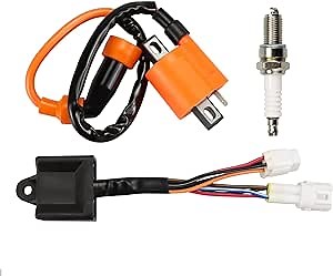 Igniter CDI BOX Ignition Coil Spark Plug Change Kit 4BD-85540-10-00 For Yamaha Timberwolf 250 YFB250 1994-2000 Bear Tracker 250 YFM250 1999-2000