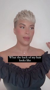 I mean I can’t see it so not my problem 😂 #hairstyle #shorthair #mullet #pixiehair | Kassia