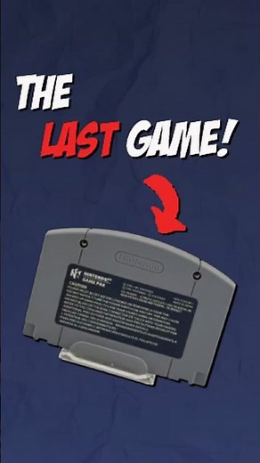 Whats the last n64 game? #nintendo64 #retrogames #n64