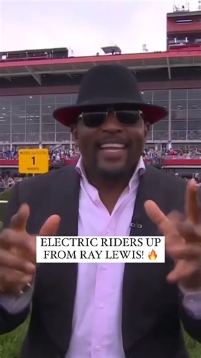 Ray Lewis delivered the #Preakness Stakes with his legendary dance 🔥 🎥 : NBC Sports/Ravens | NFL on CBS