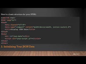 Displaying Names and IDs from a JSON Array