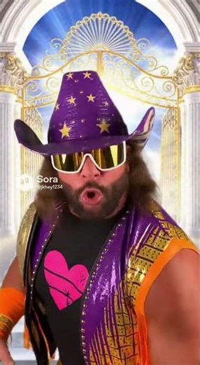 Macho Man Cuts a Promo on GOD at the Pearly Gates 😱