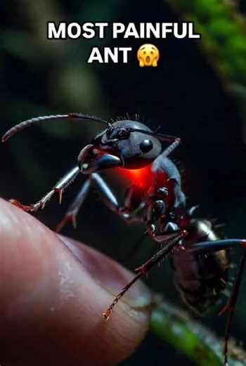 Most Dangerous Ant in the World | Bullet Ant Sting Explained 🐜😱 #bulletant #shorts #insectfacts