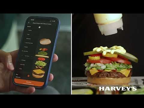YOUR Burger YOUR Way | The Harvey's App