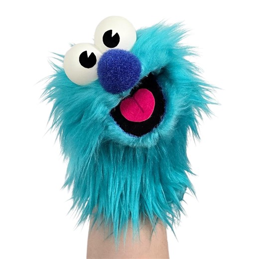 Wackadoo Monster Practice Puppet. Blue Creature. Professional Handmade "muppet-style" Hand Puppet by Uzzyworks - Etsy Canada