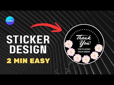 Stickers design in 2 Min | Canva