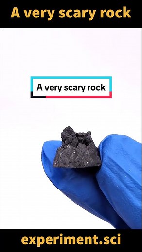 A very scary rock #fyp #fypシ #learnontiktok #viral #trending #chemistry #science #laboratory