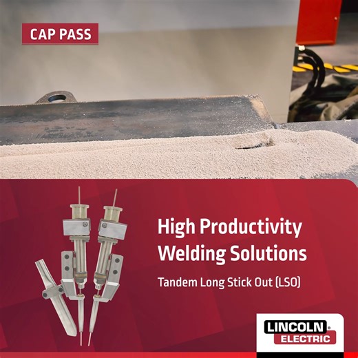  Revolutionize your welding projects with Lincoln Electric's Tandem Long Stick Out (LSO)!  Experience unmatched efficiency, superior weld quality, and boosted productivity with our cutting-edge tandem arc technology. Perfect for structural steel, wind tower, and heavy equipment manufacturing.  Learn more: https://bit.ly/lemeaLSO #shipbuilding #windenergy #renewables #windturbine #offshore #infrastructure #WindTower #Pipeline #LSO | Lincoln Electric Middle East & Africa | Facebook