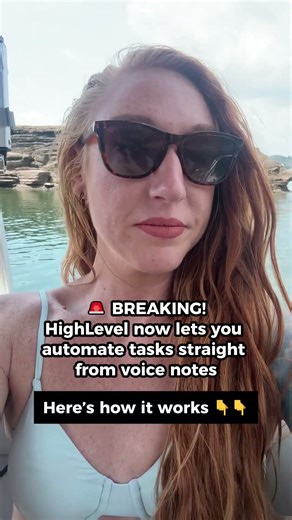 HighLevel now lets you automate tasks straight from voice notes