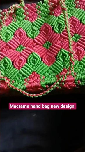 Macrame hand bag new design #macrame bag #hand purse #sling bag #short #viral #youtu.be short