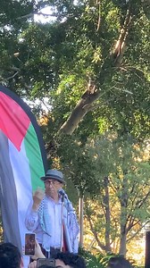 Professor Mazin Qumsiyeh speaking at Sydney #FreePalestine rally Sydney 28 April 2024 Palestinian scientist and author,founder and director of the Palestine Museum of Natural History (PMNH) and the Palestine Institute for Biodiversity and Sustainability (PIBS) at Bethlehem University | BDS Australia