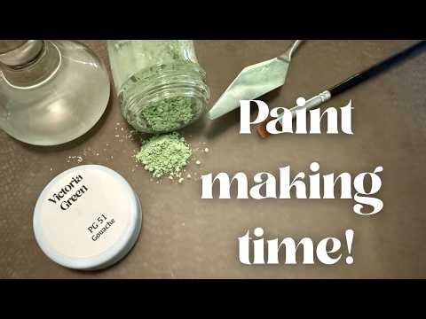 Making paint at home | Friday gouache edition