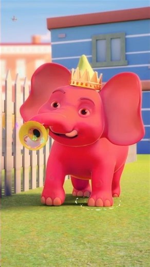 Hindi Rhymes Hathi Raja Kahan Chale, हाथी राजा, Animated Elephants Cartoon #shortsforkids #trending