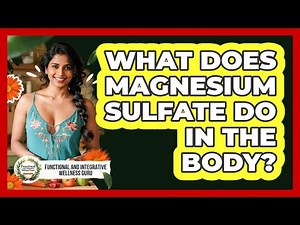 What Does Magnesium Sulfate Do In The Body?