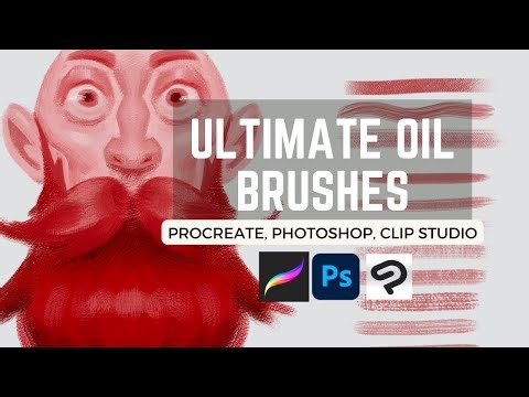 Digital Brushes Demo (Procreate, Photoshop, Clip Studio)