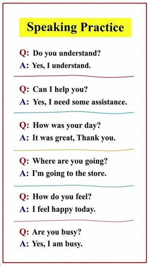 English Speaking Practice for Beginners | Improve English Conversation Skills | English Practice