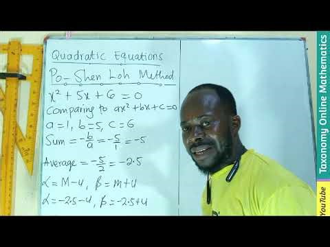 Solve This Quadratic Equation Without Formula | Po-Shen Loh Method