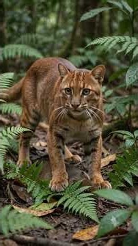 BAY CAT: Meet the Bay Cat, one of the rarest and most mysterious wild cats on Earth! #animals