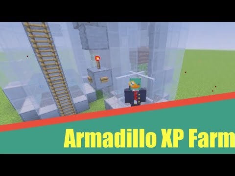 Easy Minecraft Bedrock Armadillo XP Farm