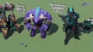 18K views · 651 reactions | League of Legends Champion Size Comparion 3D Source: https://youtu.be/4Xob4ovdSo8 | Komik LoL | Facebook