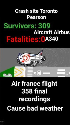 air france flight 358 final recordings#airplane#subscribe#aviation